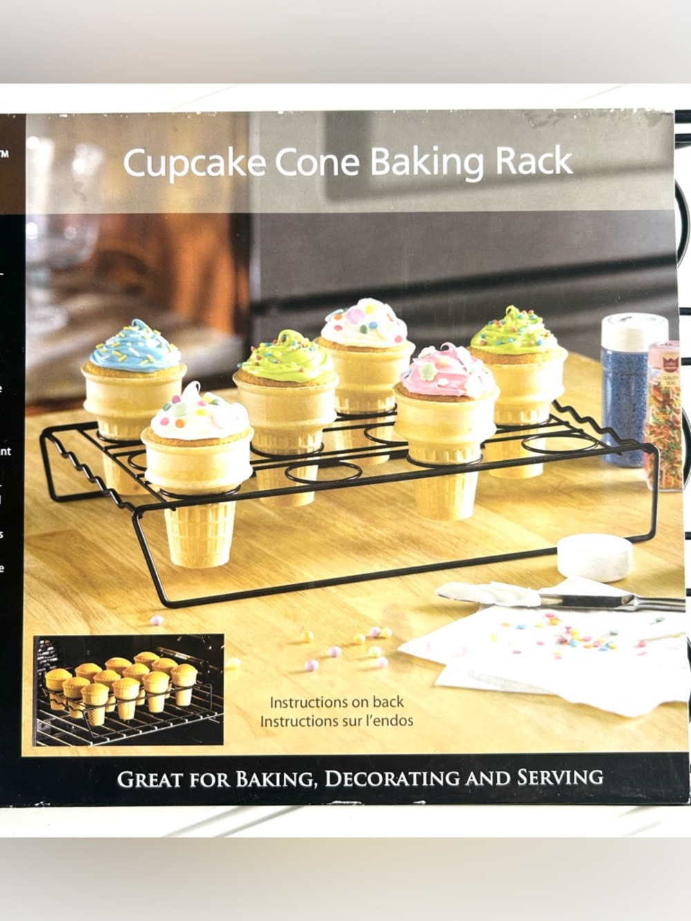 Cupcake Cone Baking Rack Ice Cream Cones